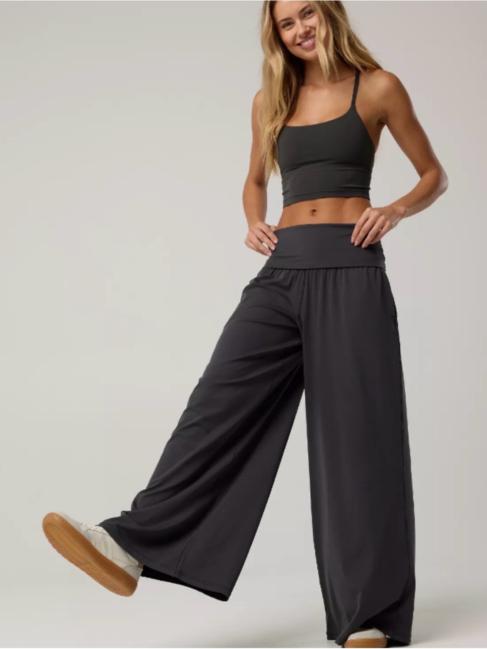 Offline by Aerie Real Me Super Wide Leg Foldover Pants